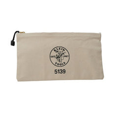 Klein 5139 Canvas Zipper Bag 12.5 x 7 x 4.25-Inch