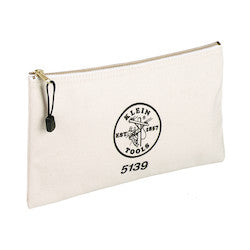 Klein 5139 Canvas Zipper Bag 12.5 x 7 x 4.25-Inch