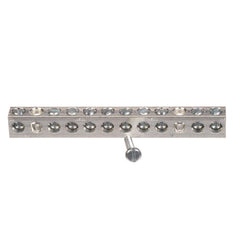 Siemens ECGB10 Ground Bar Kit, 12.9 In L, 10 To 4 AWG Aluminum/Copper Conductor, 10 Terminals, For Use With Legacy Load Center