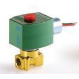 Asco 8210B020AC120/60D Solenoid Valve 8210 2-Way Brass 1/4 Inch NPT Normally Closed 120 Alternating Current NBR