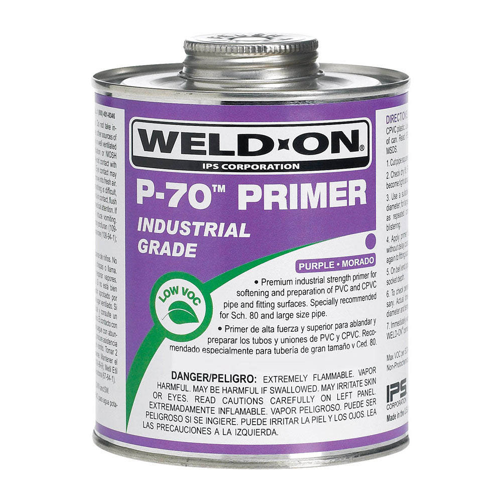 IPS CORPORATION IPS-10229 P-70 Industrial Grade PVC/CPVC Primer, Purple