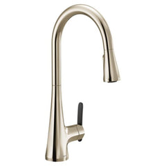 Moen S7235NL Sinema Single Handle Pull Down Kitchen Faucet in Polished Nickel