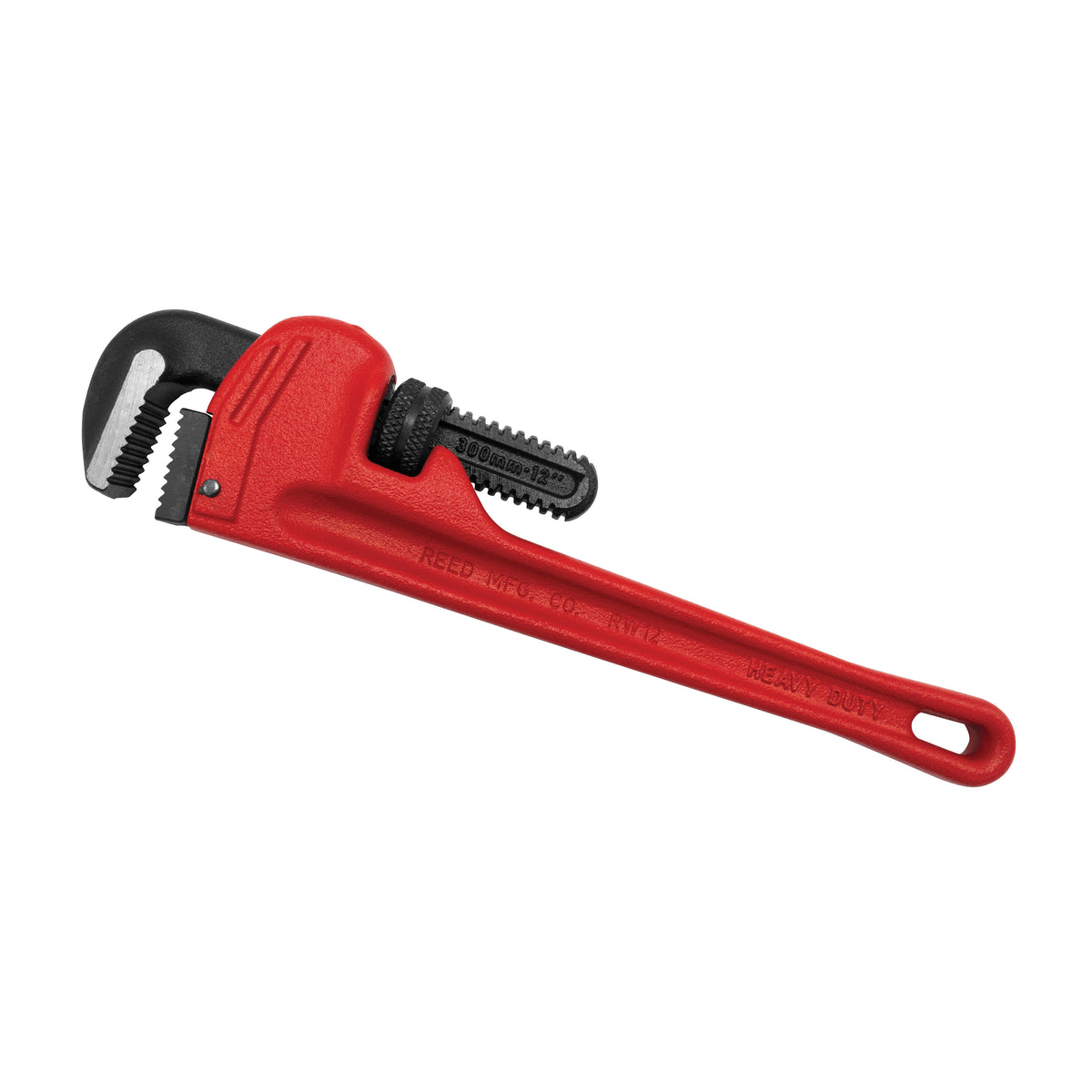 Reed 02140 Heavy Duty Straight Pipe Wrench 1/8 to 2 in Pipe 12 in OAL