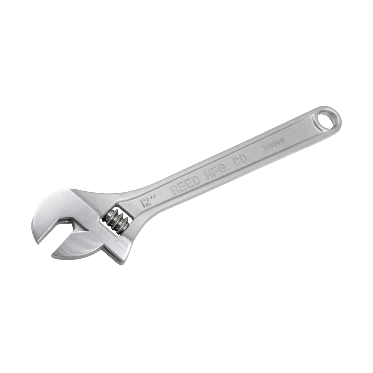 Reed 02207 Adjustable Wrench 1-5/16 in 12 in OAL Nickel Chrome Plated