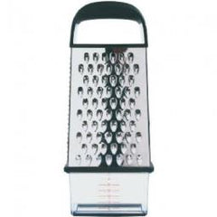 TRUE VALUE 1057961 OXO Good Grips Box Grater, With Container, Stainless Steel/Black