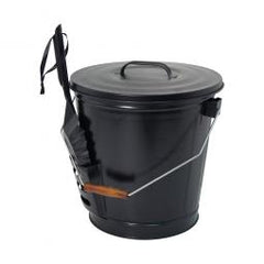 True Value 15343 Ash Bucket With Shovel 14-1/2 x 12-1/2-In.