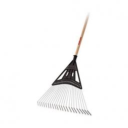 TRUE VALUE 163116800 Superflex 22-Steel Tine Lawn Rake With 48-Inch Handle