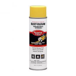 TRUE VALUE 1648838 Rust-Oleum Industrial Choice Striping Paint, Yellow, 17-oz. Inverted Aerosol