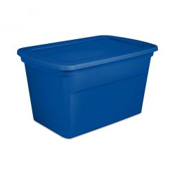 TRUE VALUE 17361C06 30GAL BLU STOR TOTE