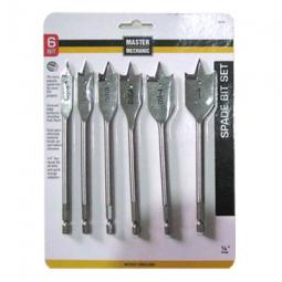 TRUE VALUE 301218 Master Mechanic 6-Piece Spade Bit Set