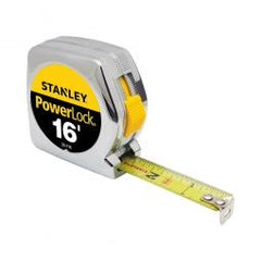 TRUE VALUE 33-116 Stanley Powerlock Tape Measure, 16-Ft. x 3/4-Inch