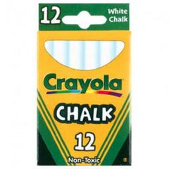 TRUE VALUE 51-0320 Crayola 12-Pack White Chalk