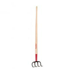 TRUE VALUE 68115 RAZOR-BACK CULTIVATOR 4-TINE FORGED STEEL WOOD HANDLE