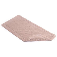 TRUE VALUE BMAT-C4N08-04 Bath Mat Taupe Rubber 17 x 36-In.