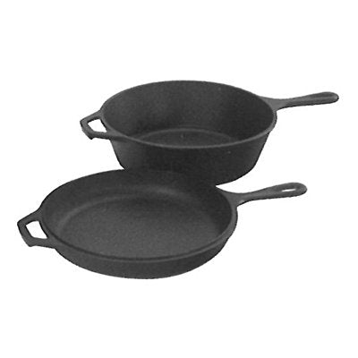 True Value LCC3 Lodge Skillet/Griddle, With Lid, Seasoned Cast Iron, 10-1/4-In.