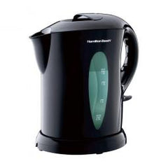 TRUE VALUE K6080 Hamilton Beach Tea Kettle Cordless Black 1.8-Liter