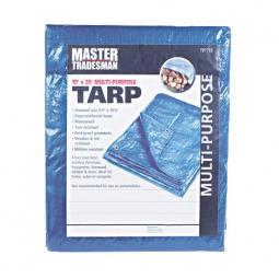 TRUE VALUE MT10X20BLUE Master Tradesman 10 x 20-Ft. Blue Polyethylene Tarp