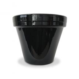 True Value PCS-4-BL 4.5 BLK CERA PLANTER