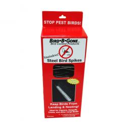 TRUE VALUE MM2001-5/6 Bird-B-Gone Bird Spike, Stainless Steel/Plastic, 5-In. x 6-Ft.