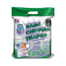 TRUE VALUE PFC-99972-50T 50CT WHT FIBER RAGS