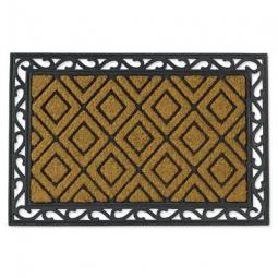 TRUE VALUE PLM14362 Doormat, Coir & Rubber Rectangular, 24 x 36-In.