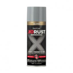 TRUE VALUE XOP15-AER X-O Rust Anti-Rust Enamel Paint & Primer, Machinery Gray Gloss, 12-oz. Spray