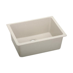 Elkay ELGU2522BQ Quartz Classic 24-5/8 x 18-1/2 x 9-1/2 Single Bowl Undermount Sink Bisque