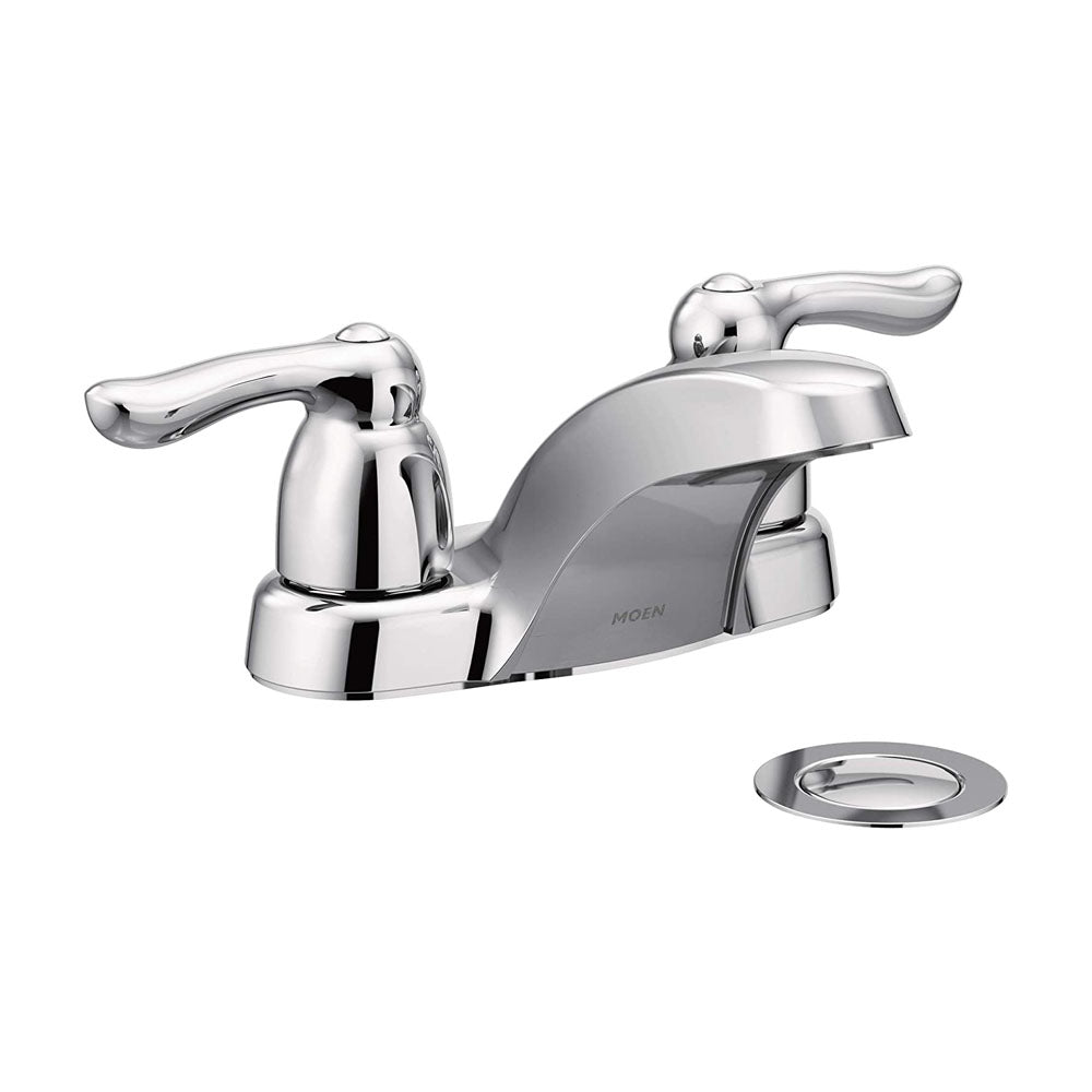 Moen 4925BC Chateau Brushed Chrome Two-Handle Bathroom Faucet