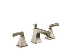 KOHLER 087206892547 K-454-4V-BV Memoirs Stately Widespread Bathroom Sink Faucet with Deco Lever Handles