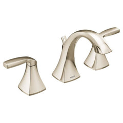 Moen T6905NL Voss Two Handle Widespread Bathroom Sink Faucet in Polished Nickel