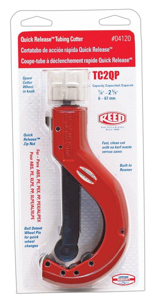 REED 04120 Quick Release 1/4 - 2-5/8 in Plastic Tube Cutter