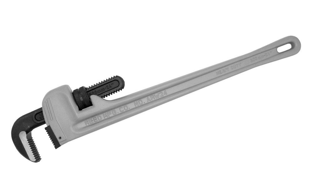 REED 02099 24 in. Aluminum Pipe Wrench