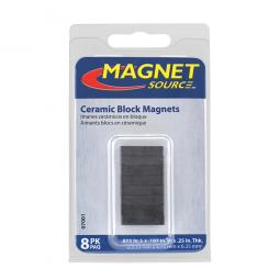 TRUE VALUE 07001 8PC CERA BLCK MAGNETS