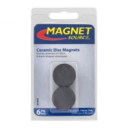 True Value 07004 6PC Cera Disc Magnets