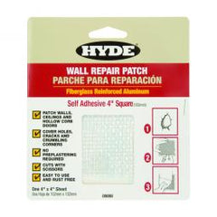 TRUE VALUE 09898 4x4 ALU Drywall Patch EA