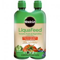 TRUE VALUE 1004402 Miracle-Gro Liquafeed Tomato, Fruit, & Vegetable Food, 9-4-9, 2-Pk.