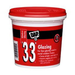 TRUE VALUE 12120 Dap '33' Window Glazing Compound White 1/2-Pt.