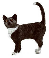 TRUE VALUE 13770 Schleich Standing Cat Gray & White Unparalleled Attention To Realistic Scale & Detailing