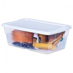 True Value 16428012 Sterlite Storage Box See-Through 6-Qt Must Purchase in Quantities of 12