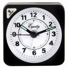 TRUE VALUE 20078 Advance Feature Black Case Quartz Cube Alarm Clock