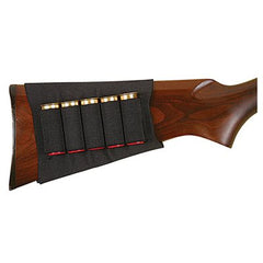 True Value 205 Buttstock Shotgun Shell Holder, Black, Holds 6