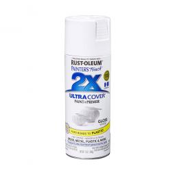 TRUE VALUE 249090 Pt2X 12Oz Gls White Paint