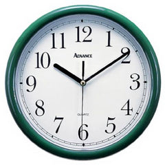 True Value 25205 Tradition 10-Inch Round Hunter Green Wall Clock