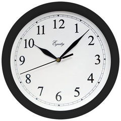 TRUE VALUE 25203 Tradition 10-Inch Round Black Wall Clock