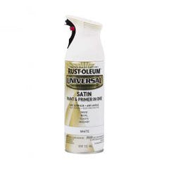 TRUE VALUE 245210 12Oz Sat White Spring Paint