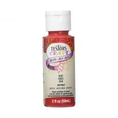 True Value 297467 2OZ Ruby Matteacr Paint