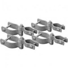 TRUE VALUE 328538C Galvanized Chain Link Drive Gate Hardware Set, 2-3/8-In.