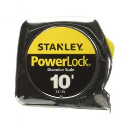 TRUE VALUE 33-115 Stanley Powerlock Tape Measure, 10-Ft. x 1/4-Inch