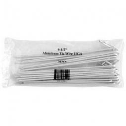 TRUE VALUE 328554C Aluminum Chain Link Fence Tie Wires 6.5 In. 30-Pk.