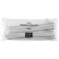 TRUE VALUE 328554C Aluminum Chain Link Fence Tie Wires 6.5 In. 30-Pk.